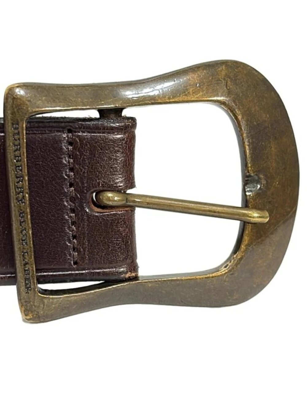 Burberry Blue Label - Dark Brown Leather Hardware Belt - Picture 3 of 4